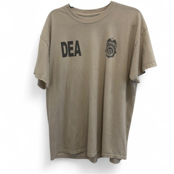 Police Graphic Grey Men's T-Shirt size XL - Picture 2 of 2